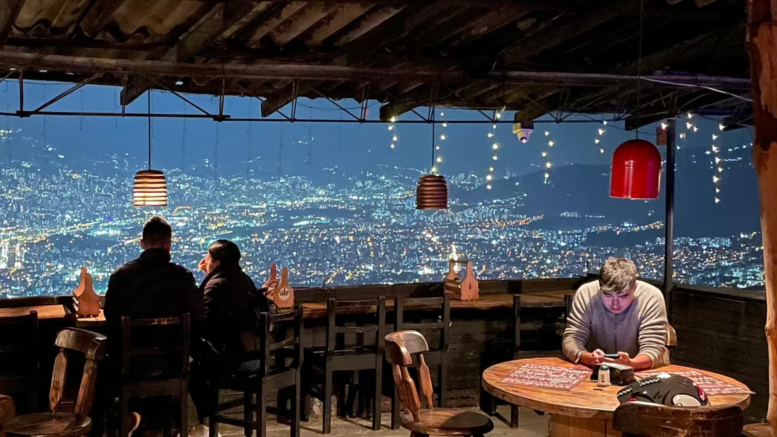 Un mirador en Medellín