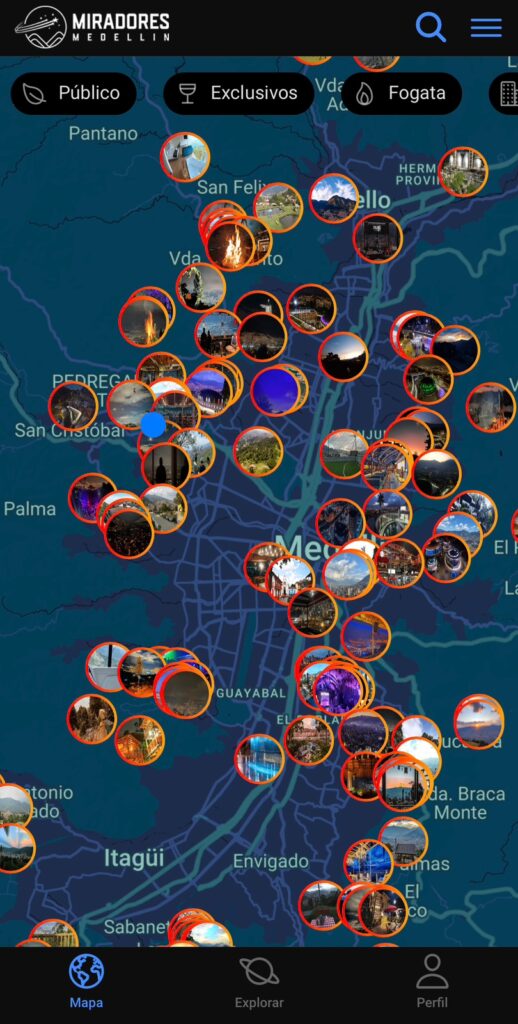 Map app de miradores